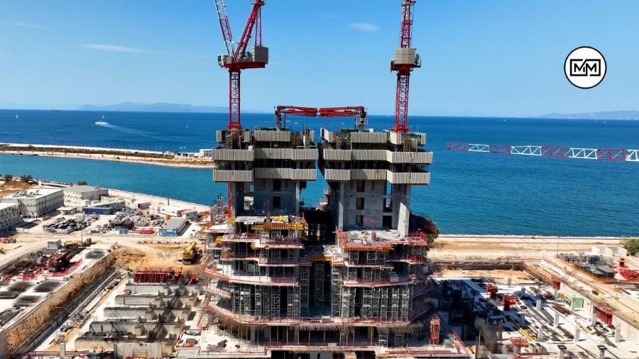 «Πράσινος γίγαντας»: Ο ψηλότερος ουρανοξύστης της χώρας σηκώνεται στην Αττική