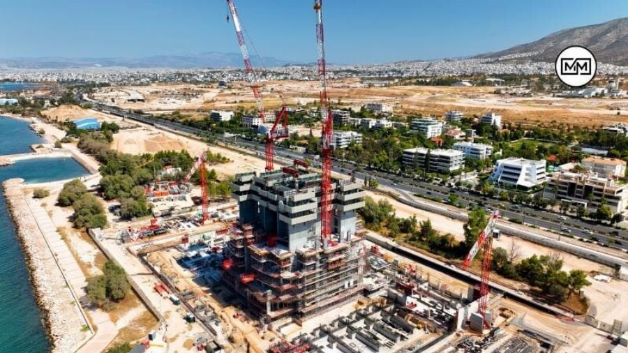 «Πράσινος γίγαντας»: Ο ψηλότερος ουρανοξύστης της χώρας σηκώνεται στην Αττική