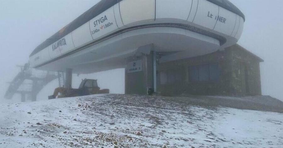 Μόλις Ξεκίνησε το Πυκνό Χιόνι στην Χώρα μας: Δεiτε Τώρα Ιίνe εικόνα που Χιονίζει