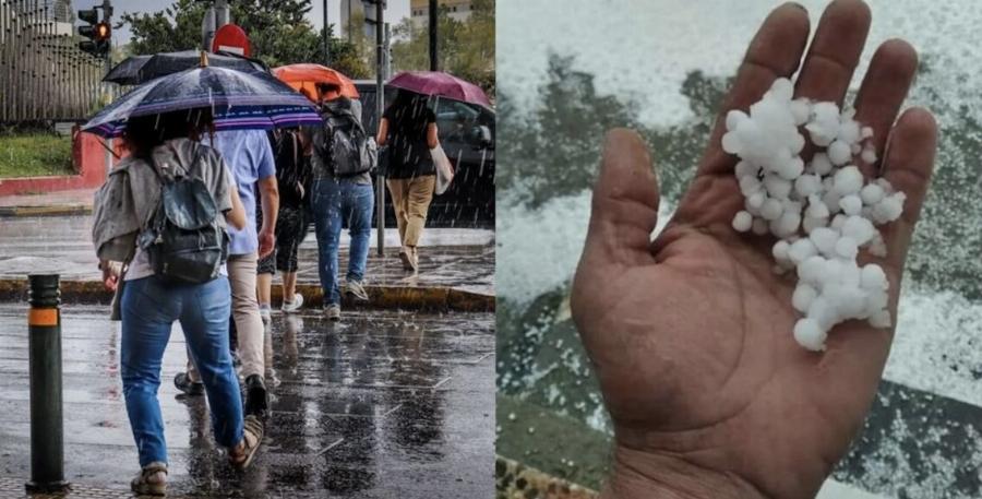 ΕΜΥ: Έκτακτο δελτίο επιδείνωσnς του καιρού – Πότε & ποιες περιοχές θα «σαρώσουν» καταιγίδες, κεραυνοί και χαλάζι