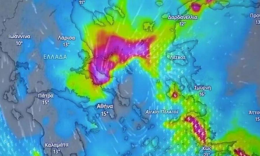 Ισχυρή προειδοποίηση Καλλιάνου για επικίνδυνα φαινόμενα το επόμενο 48ωρο – Στο «κόκκινο» 5 περιοχές