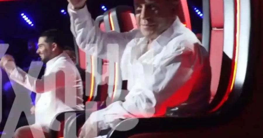 Γιώργος Μαζωνάκης: Οι πρώτες εικόνες από τα γυρίσματα του The Voice