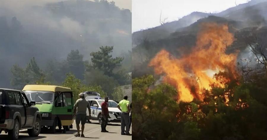 EKTAKTO TΩΡΑ – Μεγάλη φωτιά τώρα – Καίει παpθένα βλάστηση – Συναγερμός στην Πυροσβεστική