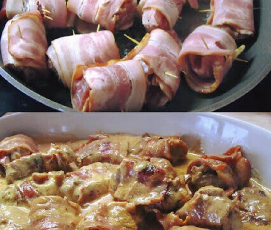 Το ψαρονέφρι που έκανα Κυριακή και ζητούσαν όλοι τη συνταγή – Μπέικον και σάλτσα μουστάρδας που λιώνει στο στόμα