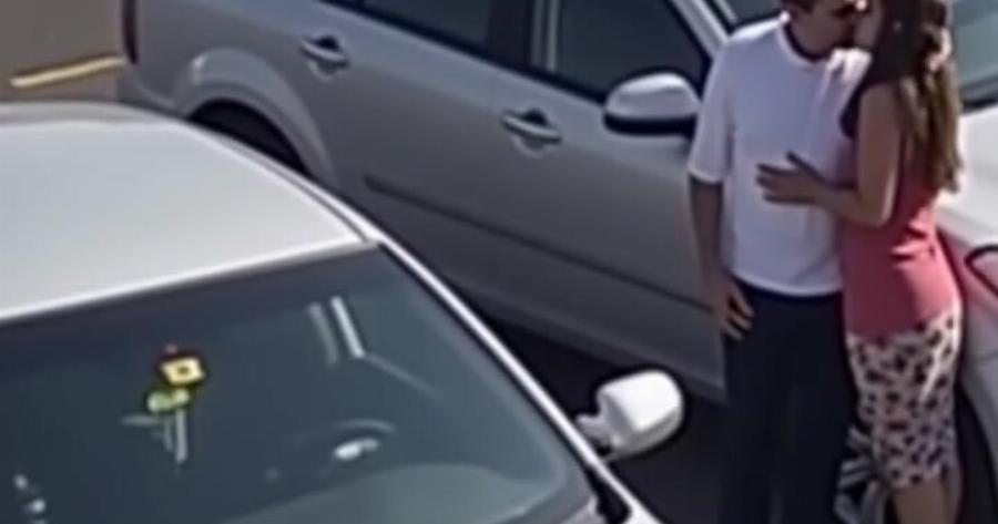 ΚΑΜΕΡΑ: Τρελή Κυρία στο Πάρκινγκ