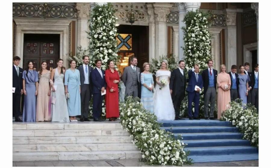 Παντρεύτηκε σήμερα η πριγκίπισσα Θεοδώρα τον Μάθιου Κουμάρ  στην Μητρόπολη Αθηνών
