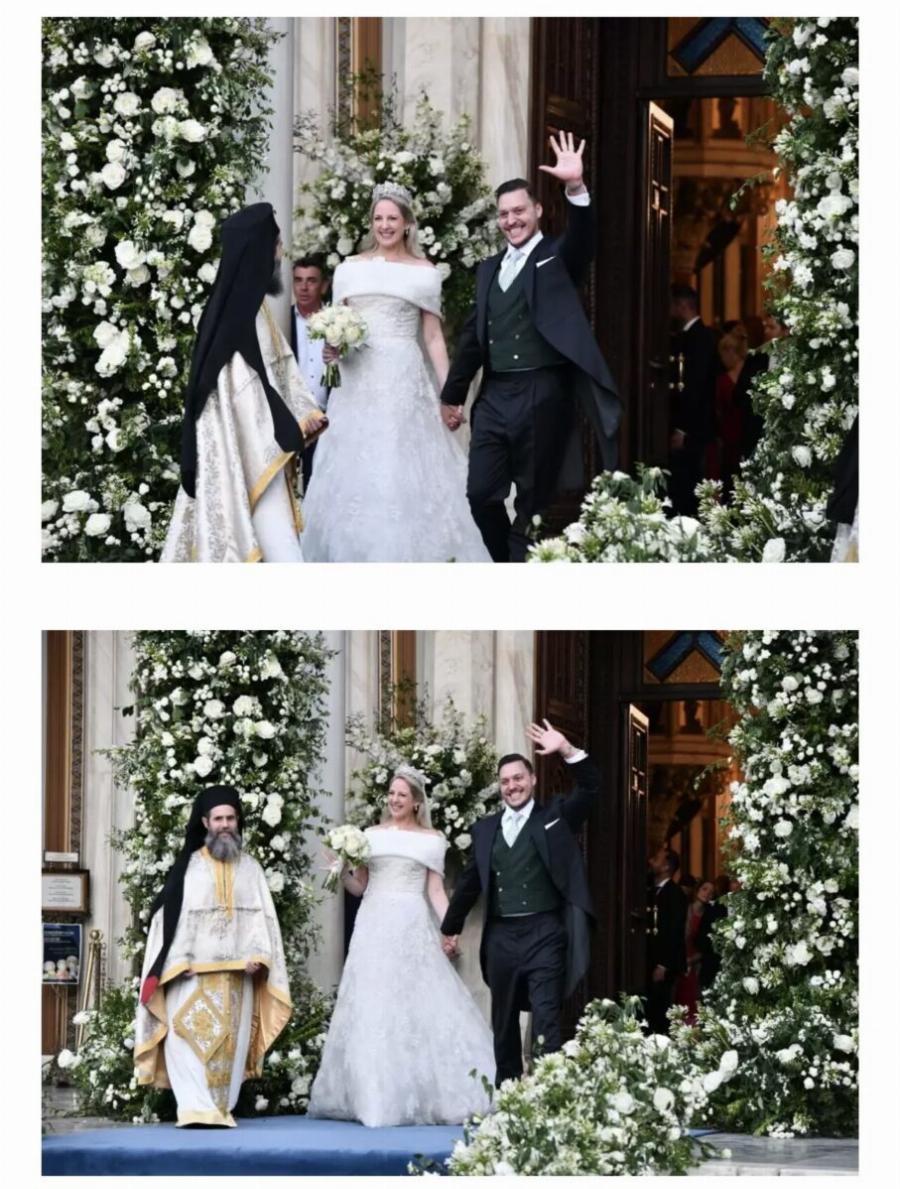 Παντρεύτηκε σήμερα η πριγκίπισσα Θεοδώρα τον Μάθιου Κουμάρ  στην Μητρόπολη Αθηνών