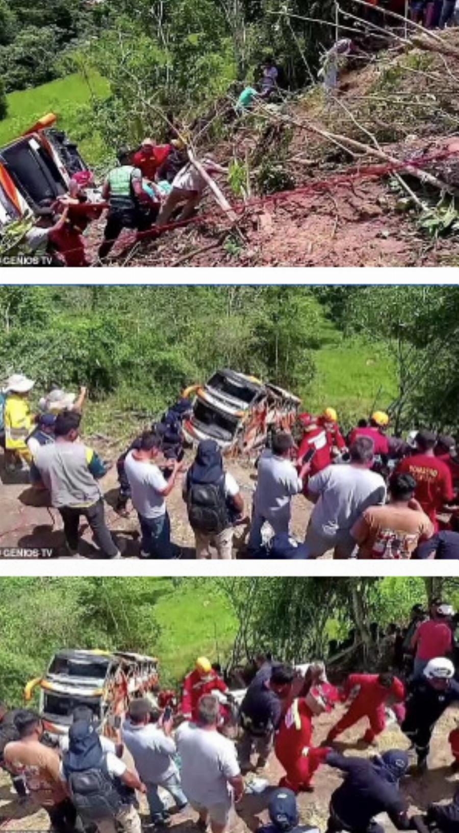 Τραγωδία με λεωφορείο με μαθητές που έπεσε σε χαράδρα – 11 νεκροί