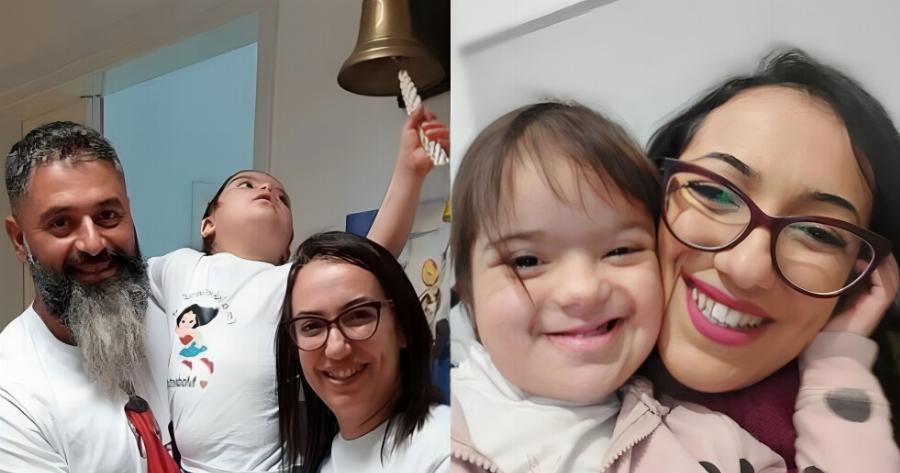 Δάκρυα συγκίνησης: H μικρή Μοδέστια κέρδισε τη λευχαιμία και χτύπησε το καμπανάκι της νίκης