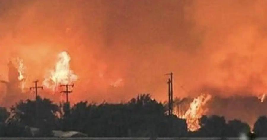 Οι φλόγες πλησιάζουν επικίνδυνα την πόλη της Πάτρας – Χάρτης