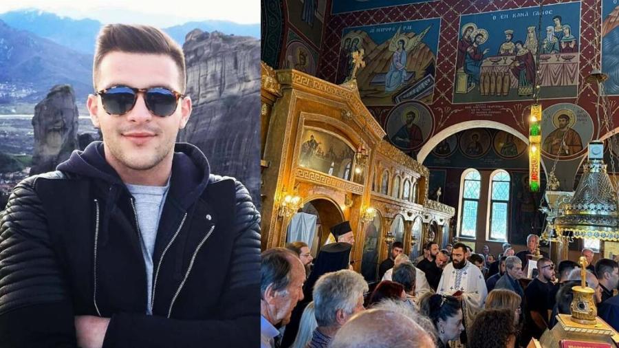 Τρίκαλα: Οι μπομπονιέρες του γάμου στην κηδεία του 30χρονου Στέφανου – Τραγικές φιγούρες η σύντροφος, η μητέρα και η γιαγιά