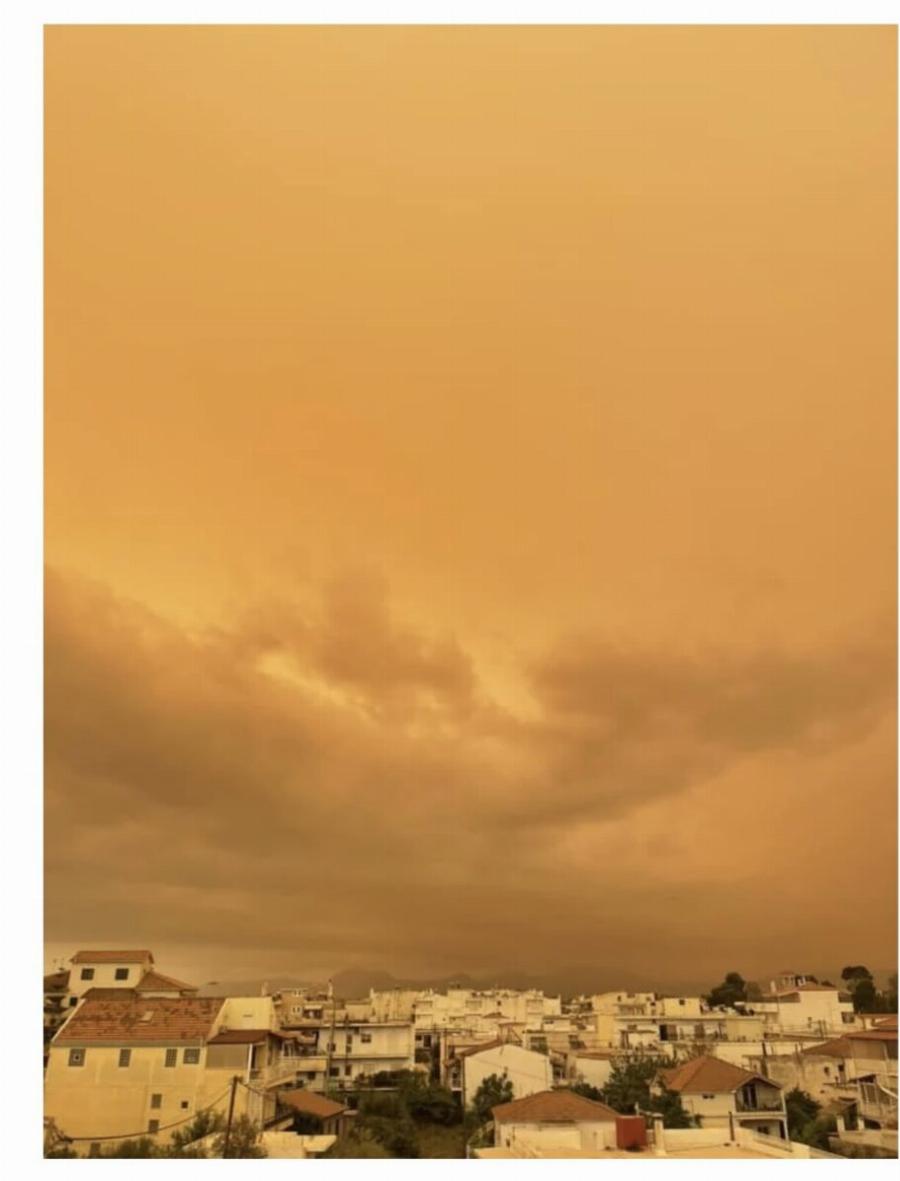 Αφρικανική σκόνη: «Πνiγnκαν» Αρχαία Ολυμπία, Καλαμάτα και Κιάτο – Συγκλονιστικές εικόνες