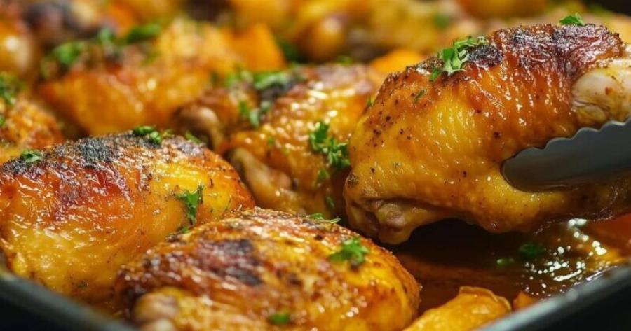 Το κοτόπουλο στον φούρνο που θα σου ζητήσουν όλοι τη συνταγή – Η σάλτσα το κάνει απίστευτο