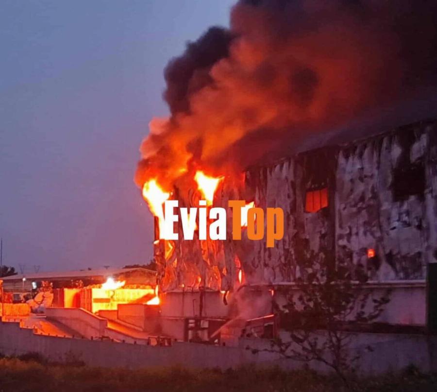 ΕΚΤΑΚΤΟ ΤΩΡΑ – Μεγάλη φωτιά σε εργοστάσιο – 112 για τους πυκνούς καπνούς