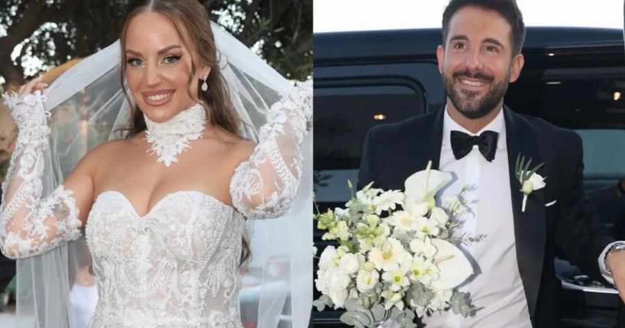 Γιώργος Λιβάνης – Ανδρομάχη: Παντρεύτηκαν! Η άφιξη της νύφης και οι εκλεκτοί καλεσμένοι