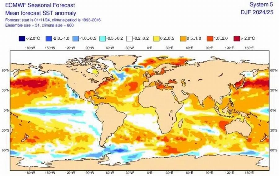 Auτός θα είναι ο καιρός για όλο τον χειμώνα: Τι να περιμένουμε για Δεκέμβριο, Ιανουάριο, Φεβρουάριο