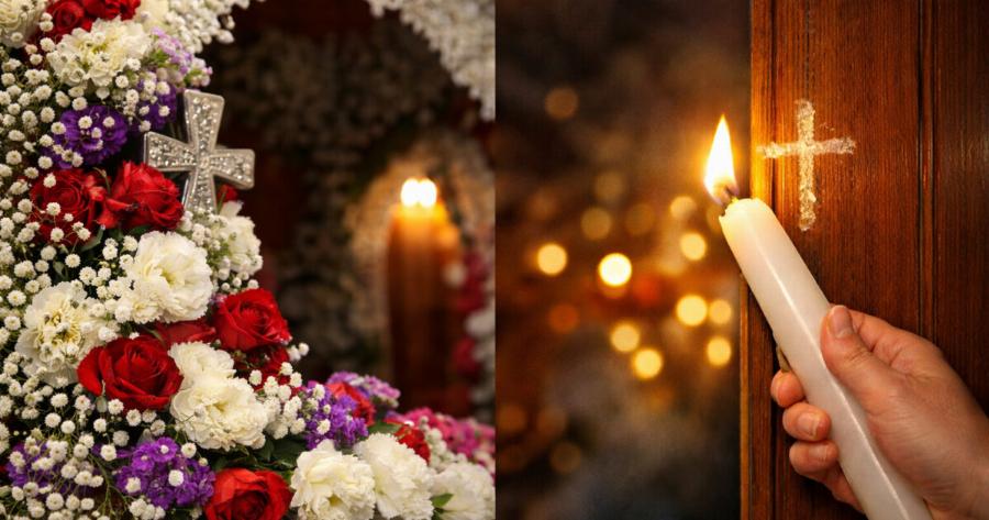 Τι πρέπει να κάνετε τα λουλούδια που πήρατε από τον Επιτάφιο και τις λαμπάδες της Ανάστασης