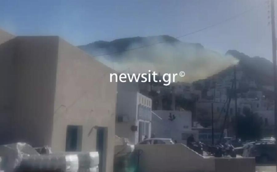 Φωτιά στo νησί: Νέο μήνυμα του 112, εκκενώνονται 6 οικισμοί – «Είναι μεγάλο το μέτωπο»