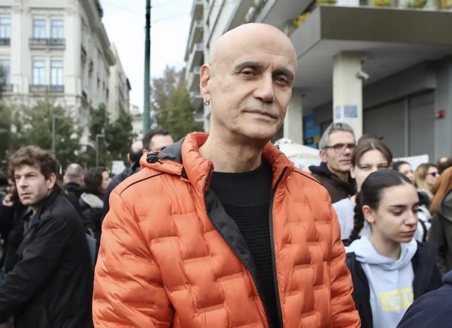 Τέμπη: Μαριλίτα Λαμπροπούλου και Δημήτρης Λάλος μαζί στη συγκέντρωση στο Σύνταγμα