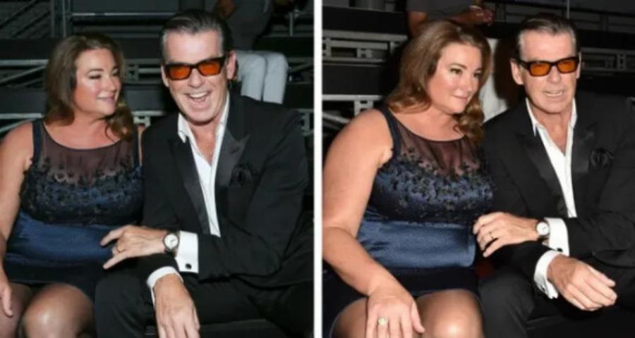 Η εξηντάχρονη σύζυγος του Πιρς Μπρόσναν εξέπληξε τους πάντες με το λεπτό κορμί της!