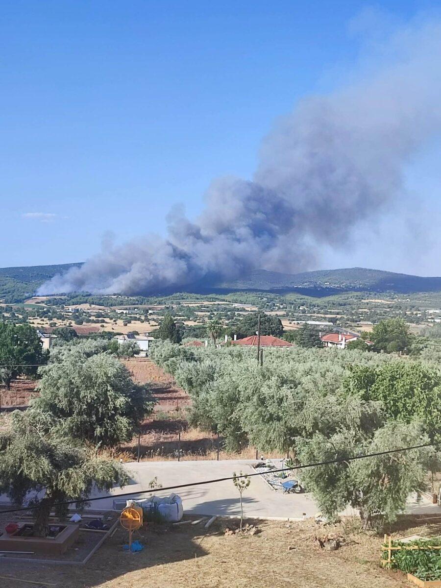 Μεγάλη φωτιά – Ηχησε το 112 για εκκένωση