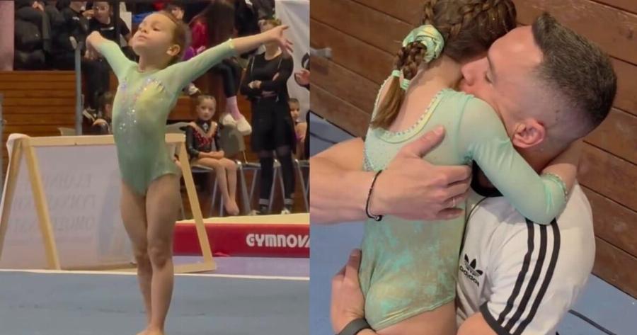 Θριαμβευτικό ντεμπούτο για τη μικρή Σοφία Πετρούνια με 4 μετάλλια στην ενόργανη