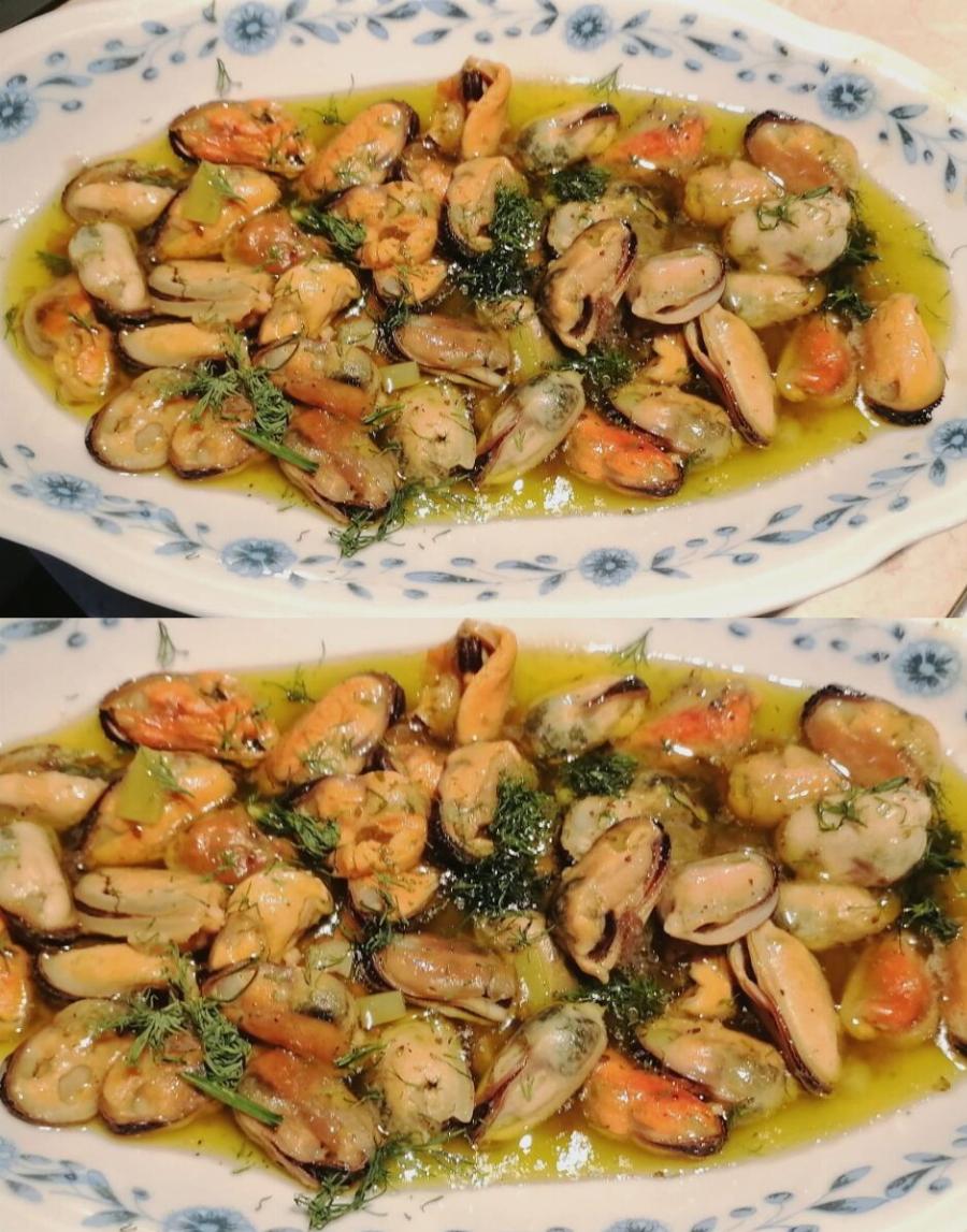 Μύδια σαγανάκι με ούζο και μουστάρδα – Ένας πικάντικος σαρακοστιανός μεζές