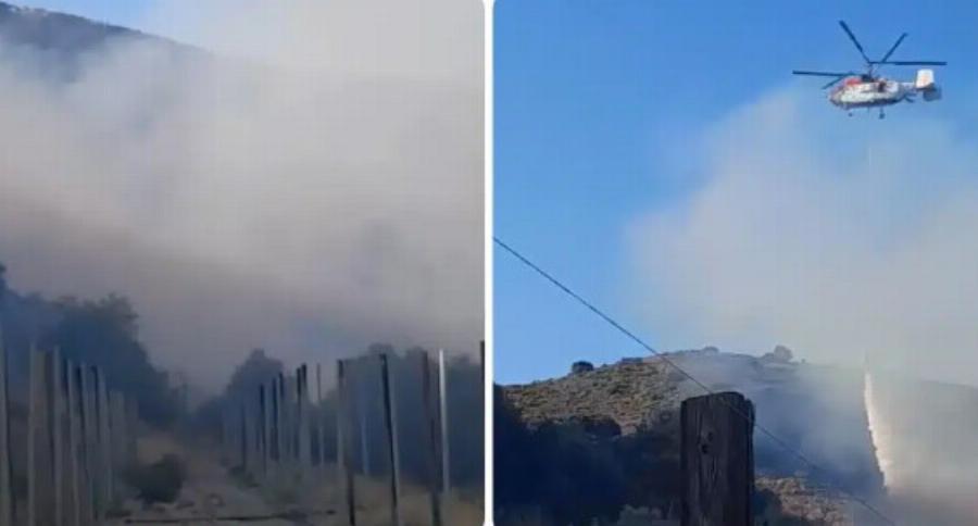 Ανεξέλεγκτη μεγάλη φωτιά τώρα – Εκκενώνονται άλλα δύο χωριά – Μάχη να μην πλησιάσουν οι φλόγες στα σπίτια