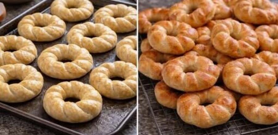 Υλικά: 800 γρ. κοινό αλεύρι σίτου 200 γρ. αλεύρι ολικής άλεσης 10 γρ. ξηρή ενεργή μαγιά (ή 30 γρ. φρέσκια μαγιά) 200 ml χλιαρό γάλα 150 ml χλιαρό νερό 3 αυγά 100 γρ. ζάχαρη 100 γρ. βούτυρο (μαλακό) 1 κουταλάκι του γλυκού αλάτι 1 κουταλιά της σούπας εκχύλισμα βανίλιας ή ξύσμα πορτοκαλιού (προαιρετικά) Εκτέλεση: Διαλύστε τη μαγιά στο χλιαρό γάλα μαζί με μία κουταλιά ζάχαρη. Αφήστε την να σταθεί για 10 λεπτά μέχρι να αφρίσει. Σε ένα μεγάλο μπολ, ανακατέψτε τα άλευρα, τη ζάχαρη και το αλάτι. Προσθέστε τα αυγά, τη μαγιά, τη βανίλια ή το ξύσμα πορτοκαλιού και το χλιαρό νερό. Ζυμώστε για περίπου 5 λεπτά. Προσθέστε το βούτυρο λίγο-λίγο, συνεχίζοντας το ζύμωμα μέχρι να έχετε μια ζύμη μαλακή, ελαστική και ελαφρώς κολλώδη. Σκεπάστε το μπολ με καθαρή πετσέτα και αφήστε τη ζύμη να ξεκουραστεί για 1 ώρα σε ζεστό μέρος, μέχρι να διπλασιαστεί σε όγκο. Χωρίστε τη ζύμη σε μικρές μερίδες, πλάστε κορδόνια και σχηματίστε πλεξούδες ή στεφάνια, όπως προτιμάτε. Τοποθετήστε τα κουλούρια σε βουτυρωμένο ταψί και αφήστε τα να ξεκουραστούν για 30 λεπτά. Προθερμάνετε τον φούρνο στους 180 °C. Αν θέλετε γυαλάδα, αλείψτε τα κουλούρια με χτυπημένο αυγό. Ψήστε για 25 λεπτά μέχρι να ροδίσουν.