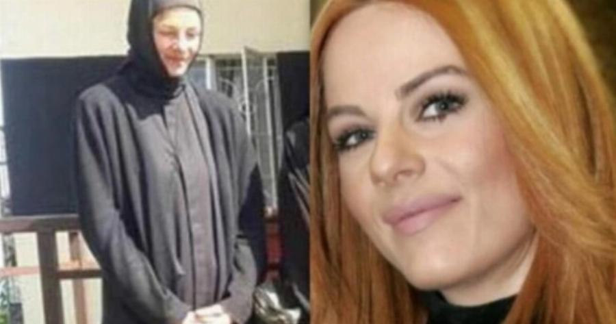 Μαύρα ράσα, χαμηλωμένο κεφάλι, πλεξούδα που φτάνει μέχρι τα πόδια: Η τελευταία φώτο της Λιονάκη ως μοναχή Φεβρωνία