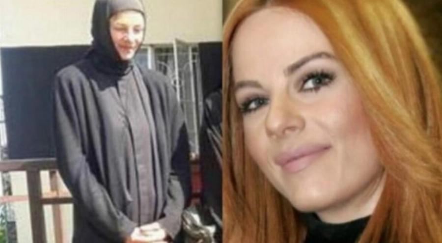 Μαύρα ράσα, χαμηλωμένο κεφάλι, πλεξούδα που φτάνει μέχρι τα πόδια: Η τελευταία φώτο της Λιονάκη ως μοναχή Φεβρωνία