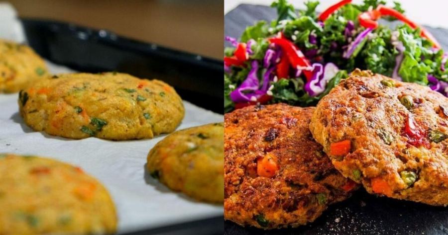 Μπιφτέκια λαχανικών χωρίς λάδι: Εύκολα, νηστίσιμα και ιδανικά για τη Μεγάλη Παρασκευή