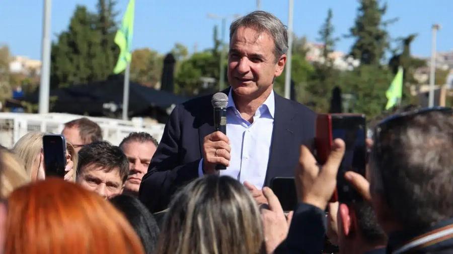 Μητσοτάκης από το Λαύριο: «Είμαστε η μόνη πολιτική δύναμη που μπορεί να ανακουφίσει τους πολίτες»