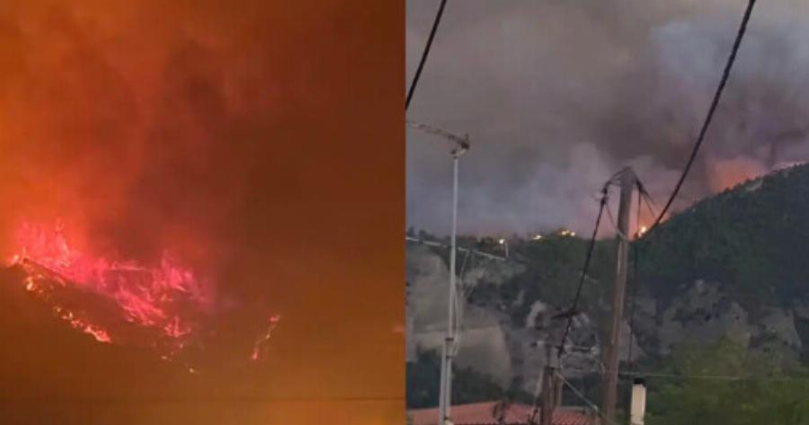 EKTAKTO – Μεγάλη φωτιά ΤΩΡΑ – Κάηκαν σπίτια – Στα 32 χλμ. το πύρινο μέτωπο – Τεράστια καταστροφή – Ανεξέλικτη η κατάσταση