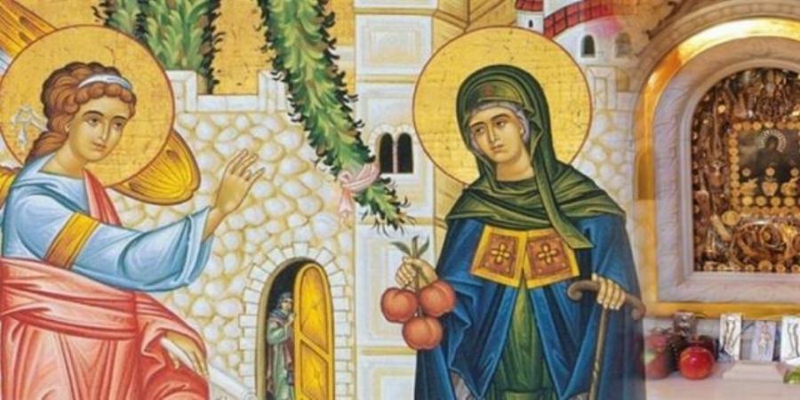 Το μήλο της Αγίας Ειρήνης Χρυσοβαλάντου που φέρνει παιδιά