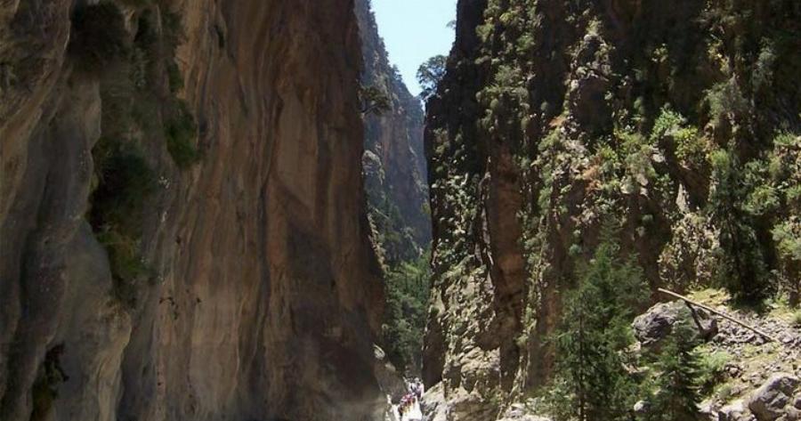 Το Φαράγγι της Σαμαριάς: Το μακρύτερο φαράγγι της Ευρώπης βρίσκεται στη Κρήτη