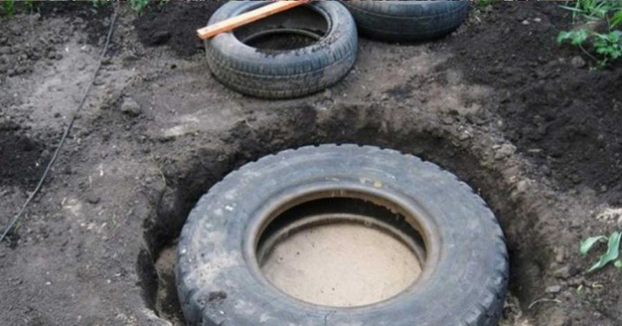 Τοποθέτησε παλιά λάστιχα στην αυλή του. Δείτε τι πραγματικά όμορφο έφτιαξε!