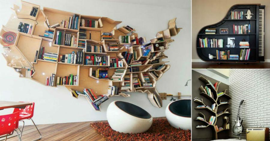 20 Ξεχωριστές βιβλιοθήκες που μόλις τις δείτε, θα θελήσετε να τις αποκτήσετε.
