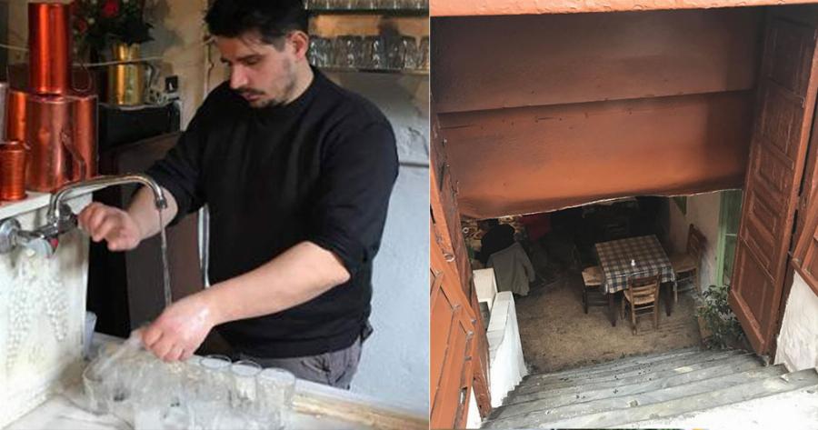 Η υπόγεια ταβέρνα σε παρατημένο σπίτι στο κέντρο της Αθήνας που αποθεώνεται από όλο τον πλανήτη