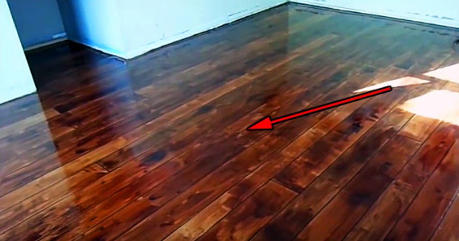 Σας μοιάζει με απλό ξύλινο πάτωμα; Ετοιμαστείτε να πάθετε πλάκα!