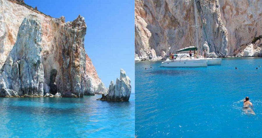 To μεγαλύτερο ακατοίκητο νησί του Αιγαίου με τις φυσικές πισίνες που είναι το διαμάντη της Ελλάδας