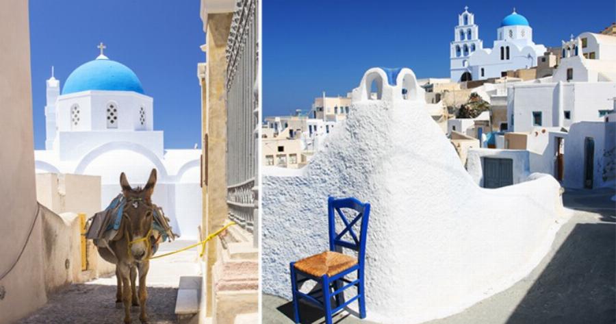 Απλά Μαγικό! Το χωριό της Σαντορίνης με το μεσαιωνικό κάστρο!