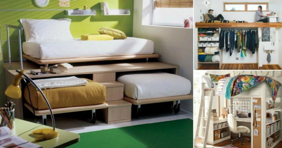 22 φοβερές ιδέες διακόσμησης για πολύ μικρούς χώρους