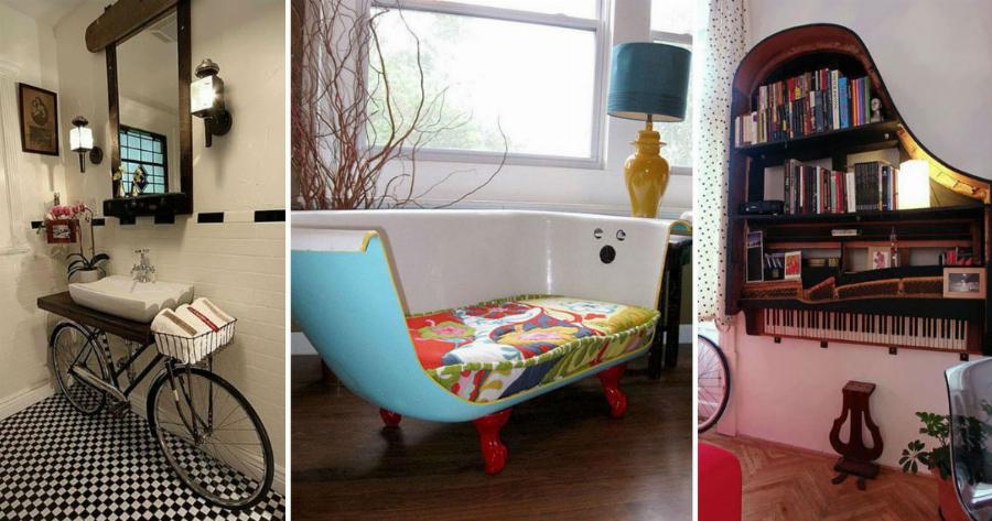 25 Καταπληκτικές Ιδέες για να ανανεώσετε το σπίτι σας με παλιά αντικείμενα και ελάχιστα χρήματα!