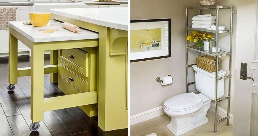 20 Εντυπωσιακές Προτάσεις για να Εξοικονομήσετε Χώρο στο Σπίτι σας. Την 11η θα την Λατρέψετε!