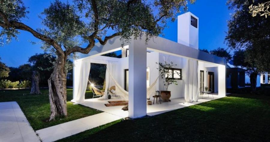 Η αέρινη μονοκατοικία στη Θάσο με την μποέμ πολυτέλεια