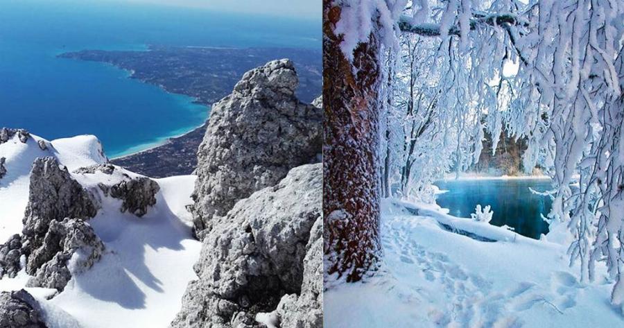 30 μέρη στην Ελλάδα που θυμίζουν παραμύθι τον χειμώνα