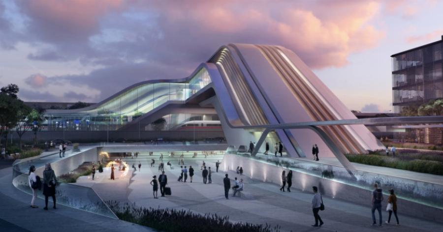 Ο Νέος Εντυπωσιακός Σταθμός Τρένων θα Θυμίζει Δημόσια Γέφυρα