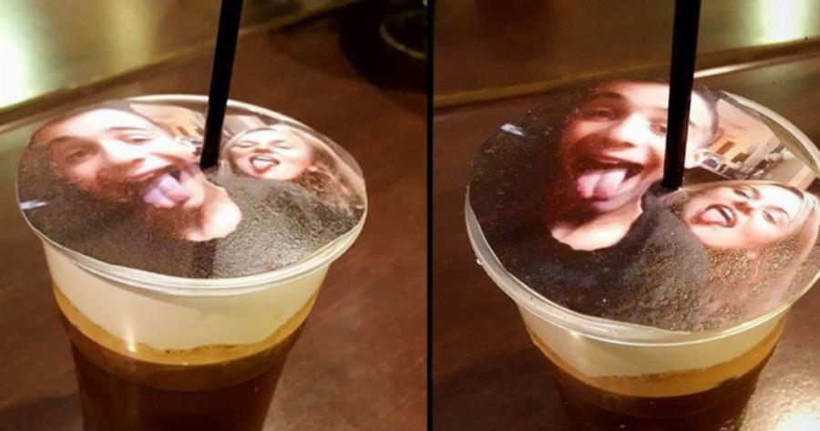 Στην Θεσσαλονίκη Σερβίρουν Καφέ Με Selfie Του Πελάτη Πάνω Στο Αφρόγαλα