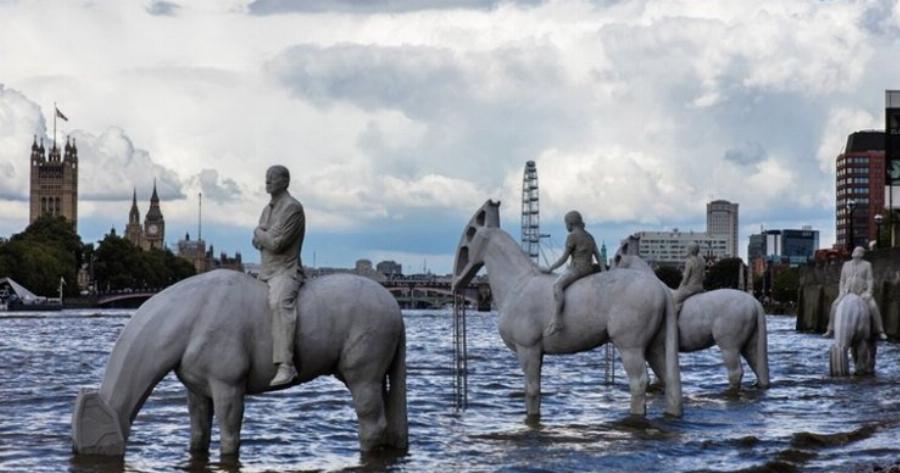 Τα εντυπωσιακά αγάλματα που είναι ορατά μόνο δυο ώρες την ημέρα!